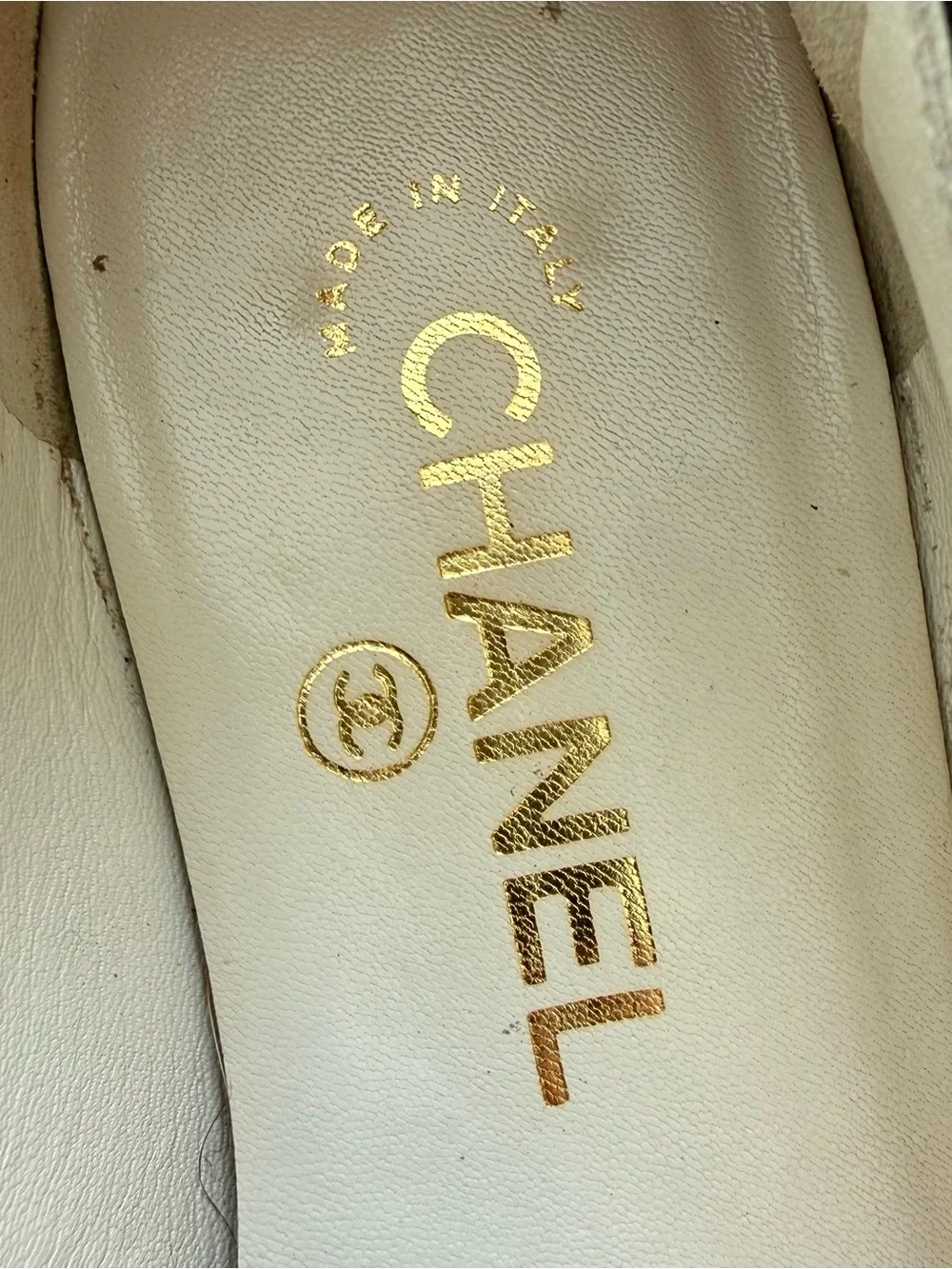 CHANEL women ballet shoes black/white size 36 EU Authentic